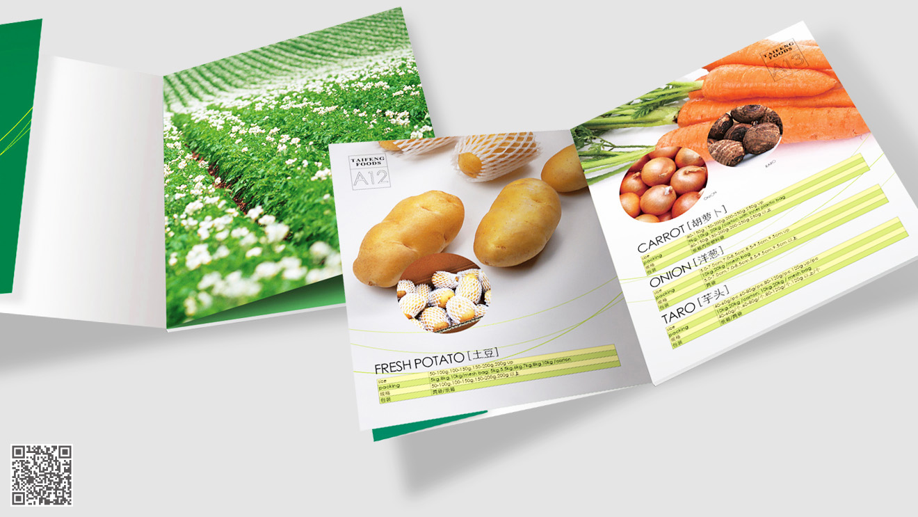 泰豐食品畫冊設計